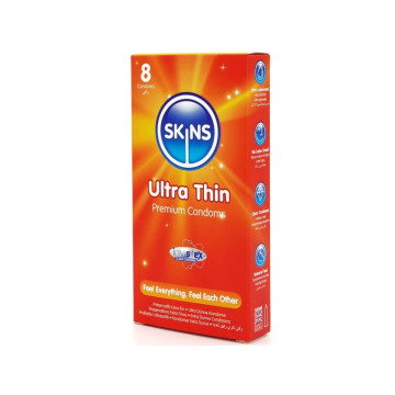 SKINS - ULTRA THIN PREMIUM CONDOMS PACK 8 - Sensitive | Vybes.it