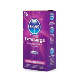 SKINS - PACK DE 16 PRÉSERVATIFS EXTRA LARGES PREMIUM - Taille XL (gra…