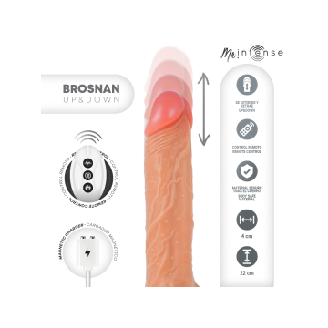Mr Intense - Brosnan Realistico Multifunzionale Con Vibrazione, Su