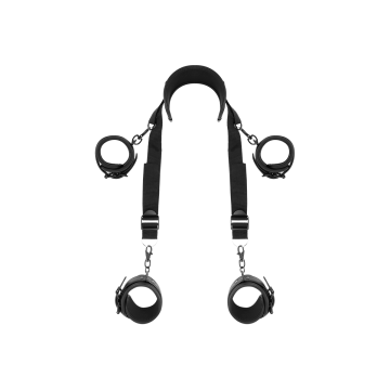 Fetish Submissive - Posición Master Con 4 Esposas Con Forro De