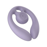 Snail Vibe - Gizi Dúo Estimulador De Parejas Control Remoto Lila |
