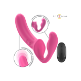 Intense - Amy Double Vibrateur 20 Cm Rose Télécommande | Vybes.it