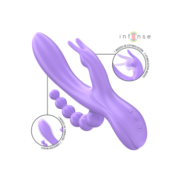 Intense - Miko Triple Vibrador Rabbit & Estimulador & Anal 7
