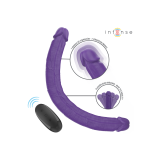 Intense - Gunter Dildo Doble Vibrador 40 Cm Morado Control Remoto |