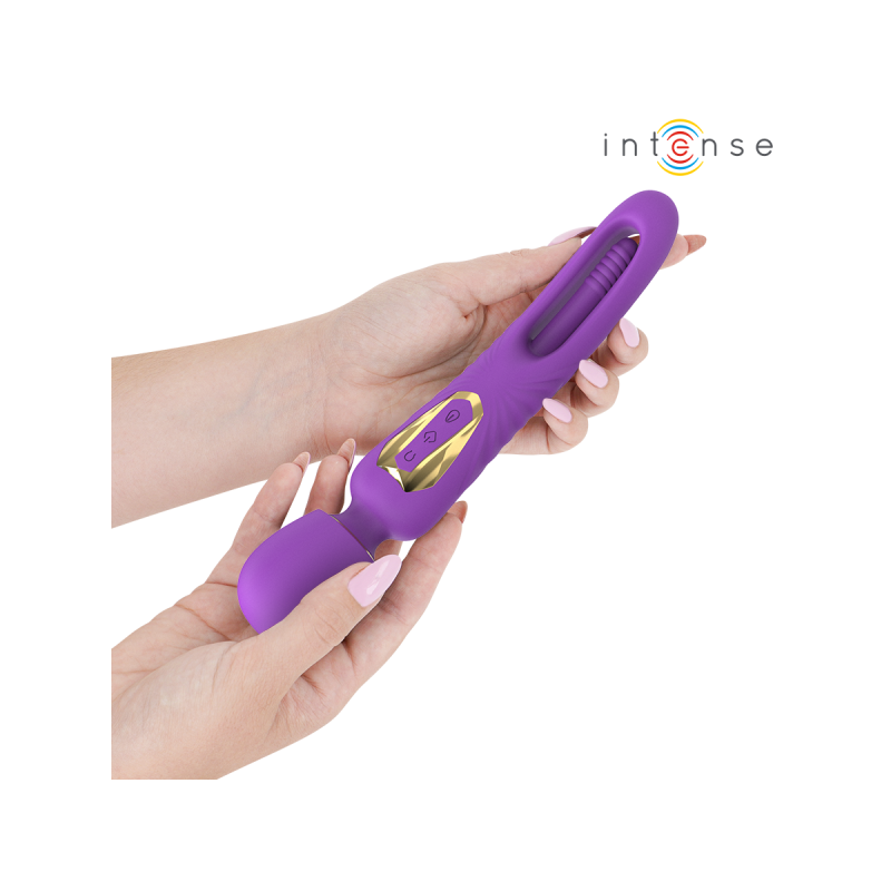 Intense - Christy Vibrador Wand Con Lengua Giratoria | Vybes.it