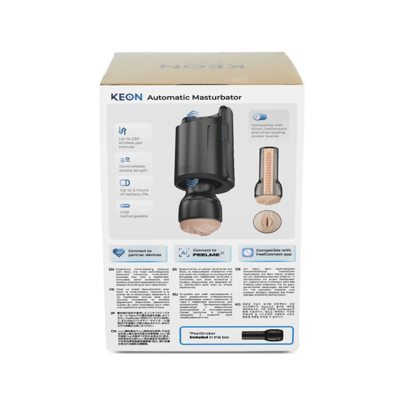 Kiiroo - Keon Wifi Combo Masturbador Automático + Feel Stroker |
