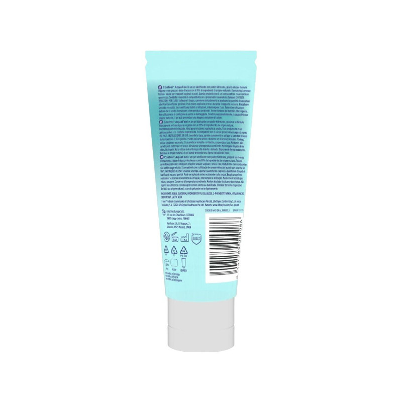 CONTROL - LUBRIFICANTE AQUAFEEL CON ACIDO IALURONICO 80 ML - CONTROL…