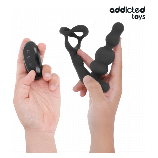 ADDICTED TOYS – ROTIERENDER PROSTATAMASSAGEGERÄT MIT FERNBEDIENUNG