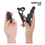 ADDICTED TOYS - MASSAGGIATORE PROSTATICO ROTANTE CON TELECOMANDO