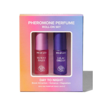 EYE OF LOVE - BLOOM DAY TO NIGHT PHEROMONE ROLL-ON PERFUME SET 2 X 5…