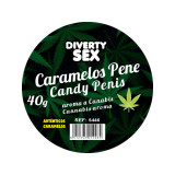 DIABLO GOLOSO - 20 PENIS-SÜßIGKEITEN CANNABIS-AROMA - Lustige Süßigke…