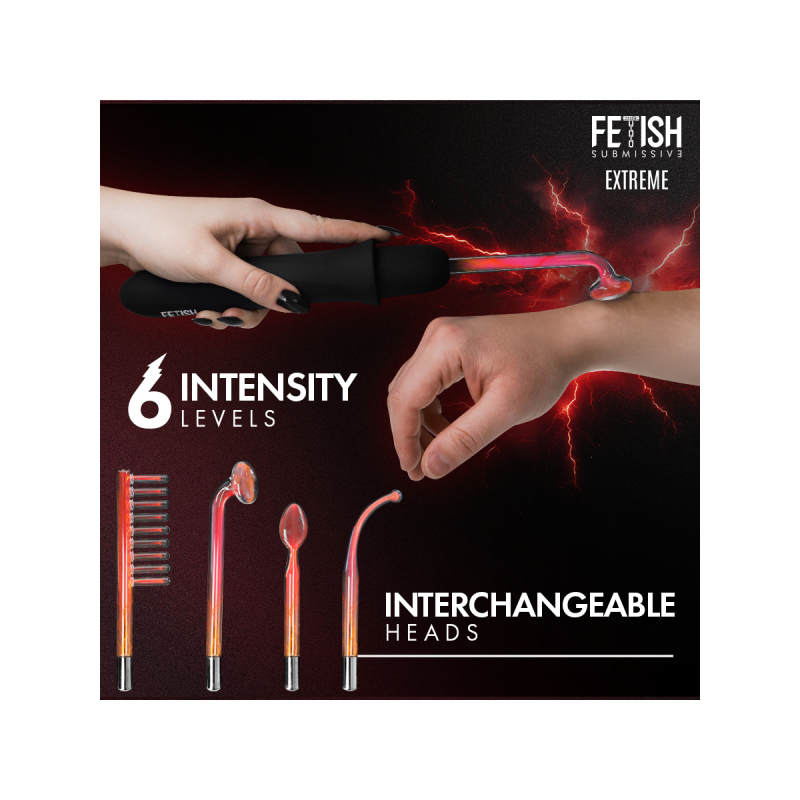 Fetish Submissive - Vibrador Wand Electroestimulación Alta