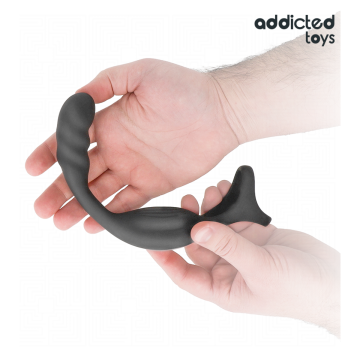 ADDICTED TOYS - ANELLO PER IL PENE PROSTATICO DOPPIO CON TELECOMANDO