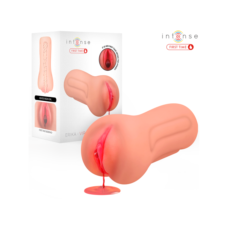 Intense First Time - Erika Vagina Virgen Con Himen Y Sangrado |