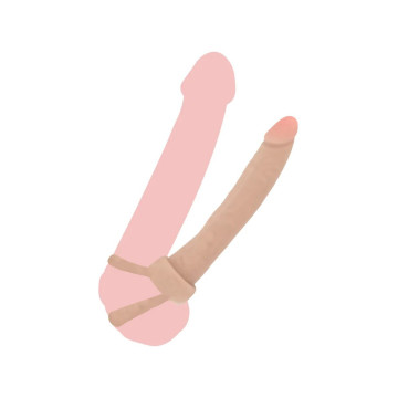 Get Real - Double Trouble Penetrador Anal Silicona 16 Cm | Vybes.it
