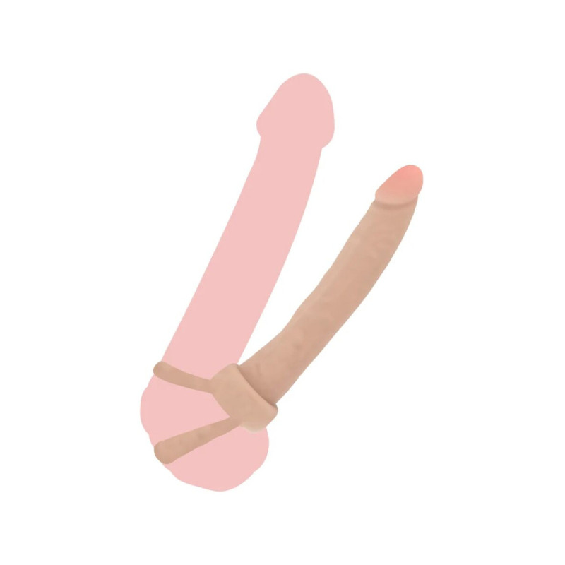 Get Real - Double Trouble Penetrador Anal Silicona 16 Cm | Vybes.it