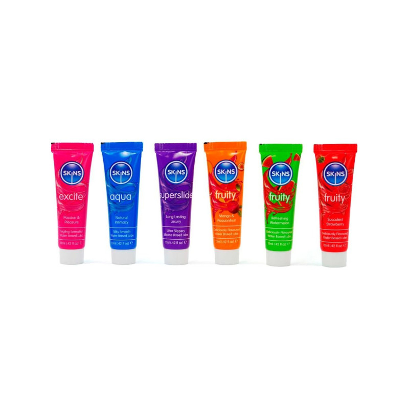 SKINS – VITAL & FRUITY GLUBES KIT GLEITMITTEL 6 x 12 ML - Schmierstof…