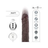 MR INTENSE - MATT REALÍSTICO MULTIFUNCIÓN CON VIBRACIÓN UP AND DOWN CONTROL REMOTO 22 CM -O- 4 CM