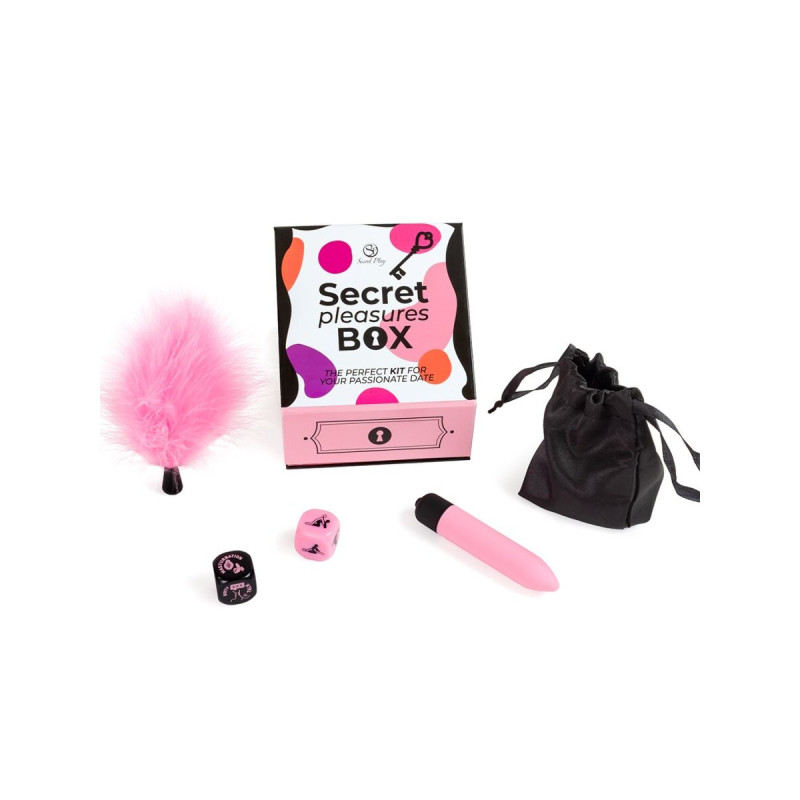 SECRET PLAY - COFFRET DE PLAISIRS POUR COUPLES : DÉS + BALLE VIBRANTE…