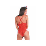 Livco Corsetti Fashion - Naughty Santa Lc 90706 Body Navideño S/M |