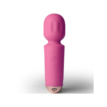 Rocks - Off - Mini Wand Recargable 16 Funciones Fucsia | Vybes.it