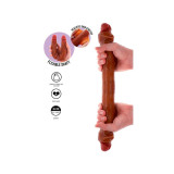 Get Real - Dildo In Silicone A Doppia Estremità Caramello 46 Cm |
