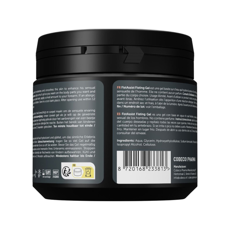 Cobeco - Fist Assist Gel Extraespeso Base De Agua 500 Ml | Vybes.it