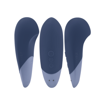 Womanizer - Vibe Vibrador Lay - On Silencioso Azul Oscuro | Vybes.it