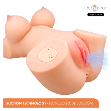 INTENSE DEEP TOUCH - VERO TORSO VAGINA CON EFECTO SUCCIÓN, CALOR, VIBRACIÓN Y VOZ 5.5 KG