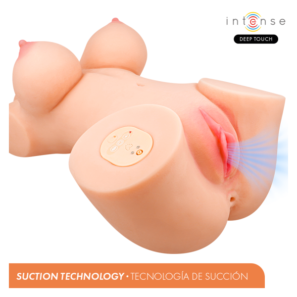 INTENSE DEEP TOUCH - VERO TORSO VAGINA CON EFECTO SUCCIÓN, CALOR, VIBRACIÓN Y VOZ 5.5 KG