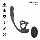 ADDICTED TOYS – ANALPLUG MIT VIBRATION, 360°-WELLUNG UND HODENSTIMULATOR