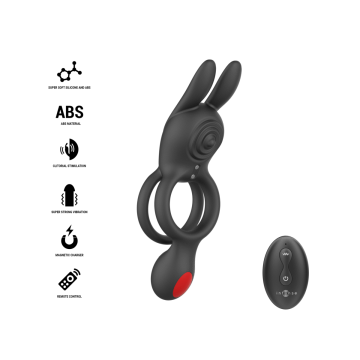 Intense - Quinn Anillo Doble Con Vibración Control Remoto | Vybes.it