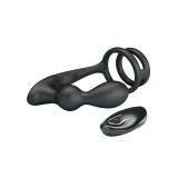Mr Play - Plug Anal Vibrant Avec Anneau Pénis Et Télécommande |