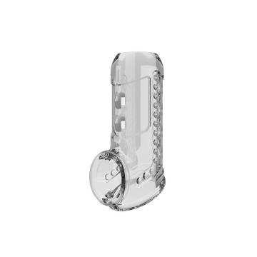 PRETTY LOVE - TRANSPARENT TEXTURED PENIS SHEATH - FOR HIM - Penis sle…