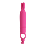 PRETTY LOVE - DELIA VIBRADOR RABBIT CON ANILLO DE SUJECIÓN