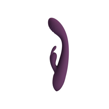 Pretty Love - Emma Vibrador Con Estimulador Rabbit Morado | Vybes.it