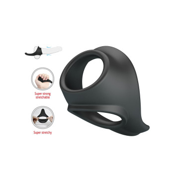 Crazy Bull - Zadok Anillo Ergonómico Con Estimulador De Periné |