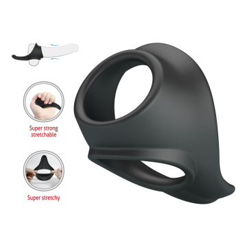 CRAZY BULL - ZADOK ANILLO ERGONÓMICO CON ESTIMULADOR DE PERINÉ