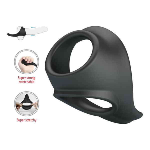 CRAZY BULL - ZADOK ANILLO ERGONÓMICO CON ESTIMULADOR DE PERINÉ