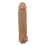 PRETTY LOVE - QUILLON FUNDA PARA PENE CON ESTIMULADOR DE CLÍTORIS Y VIBRACIÓN
