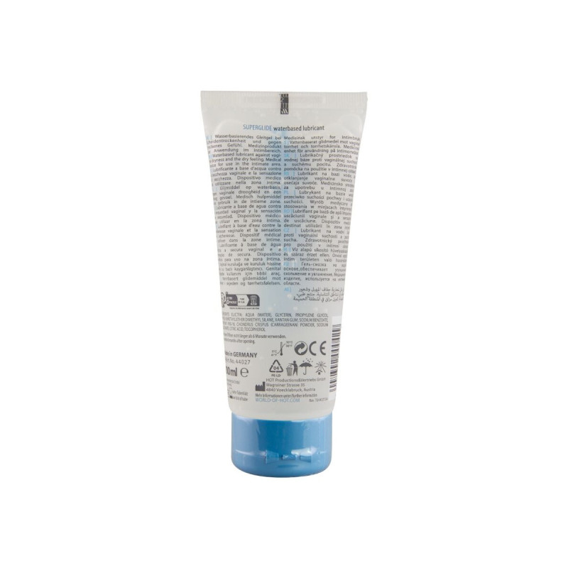 HOT - SUPERGLIDE LIQUID PLEASURE LUBRIFIANT À BASE D'EAU 100 ML