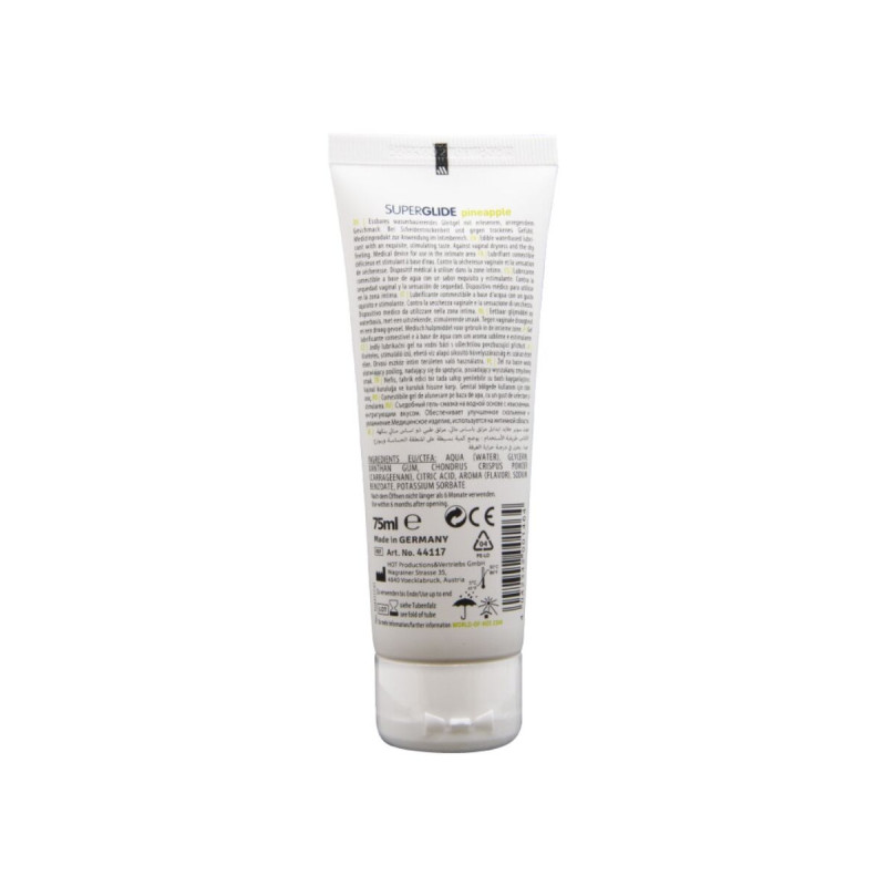 HOT - SUPERGLIDE LUBRIFIANT COMESTIBLE À BASE D'EAU ANANAS 75 ML - Au…