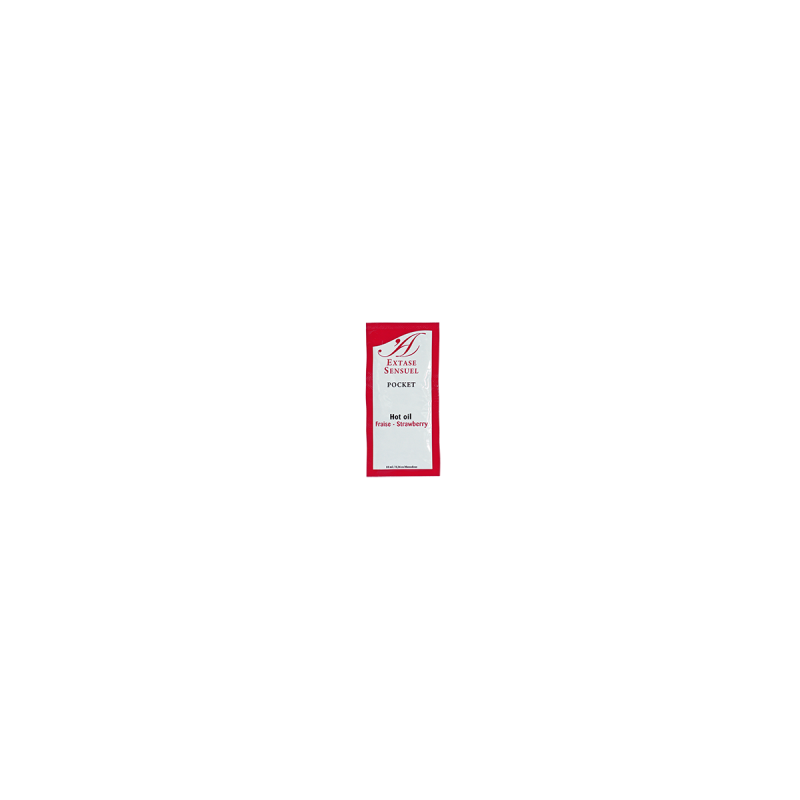 EXTASE SENSUAL - STRAWBERRY STIMULATING OIL 10 ML - Hot Effect