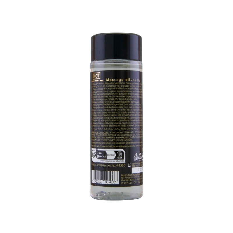 HOT - OLIO DA MASSAGGIO VANIGLIA 100 ML - Oli Aromatizzati