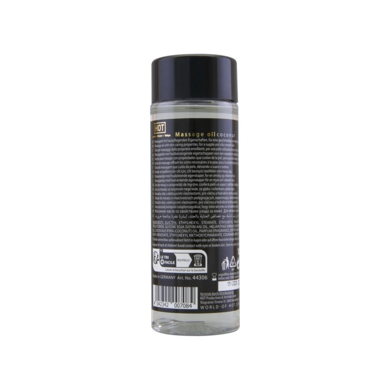 HOT - MASSAGEÖL KOKOSNUSS 100 ML - Aromatisierte Öle | Vybes.it