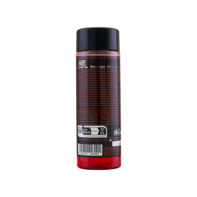 HOT - HUILE DE MASSAGE CHAUFFANTE 100 ML - Avec effet thermique