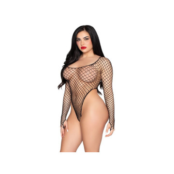 Leg Avenue - 89377 Hochgeschnittener Industrieller Netzbody