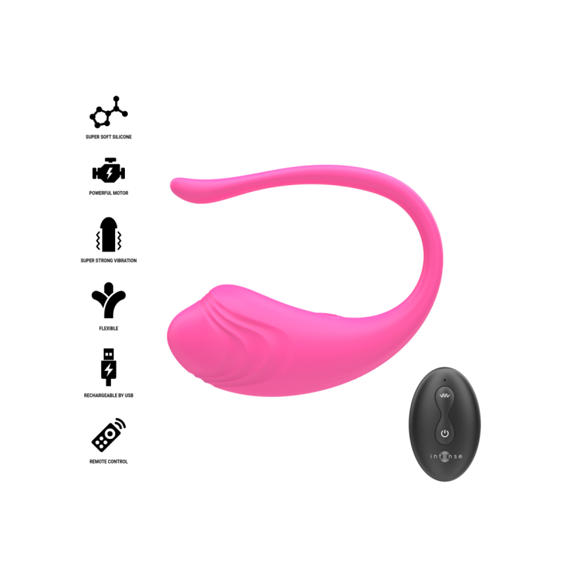 Intense - Olivia Huevo Vibrador Rosa Control Remoto | Vybes.it