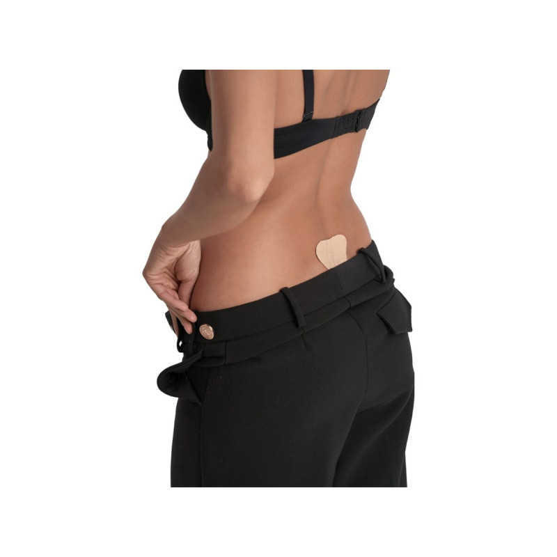 BYE-BRA - TANGA ADHESIVO ENCAJE BEIGE TALLA ÚNICA - BYE BRA - UNDERWE…