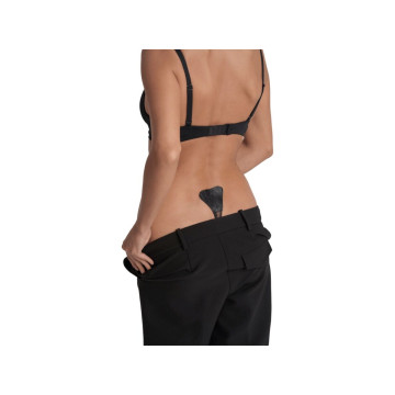 BYE-BRA - ADHESIVE THONG LACE BLACK ONE SIZE - BYE BRA - UNDERWEAR -…